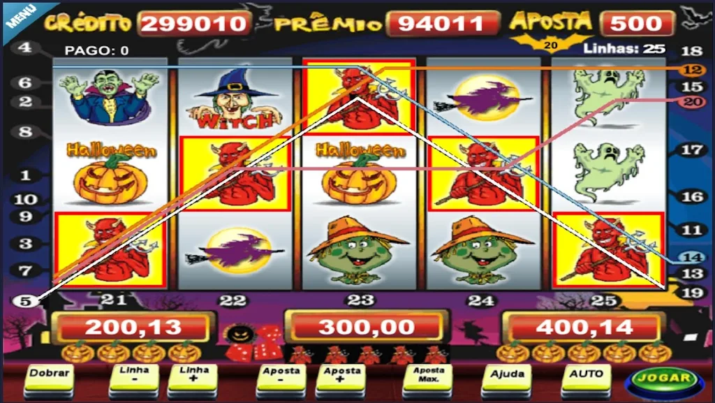 Halloween Caça Niquel Slot Captura de tela 4