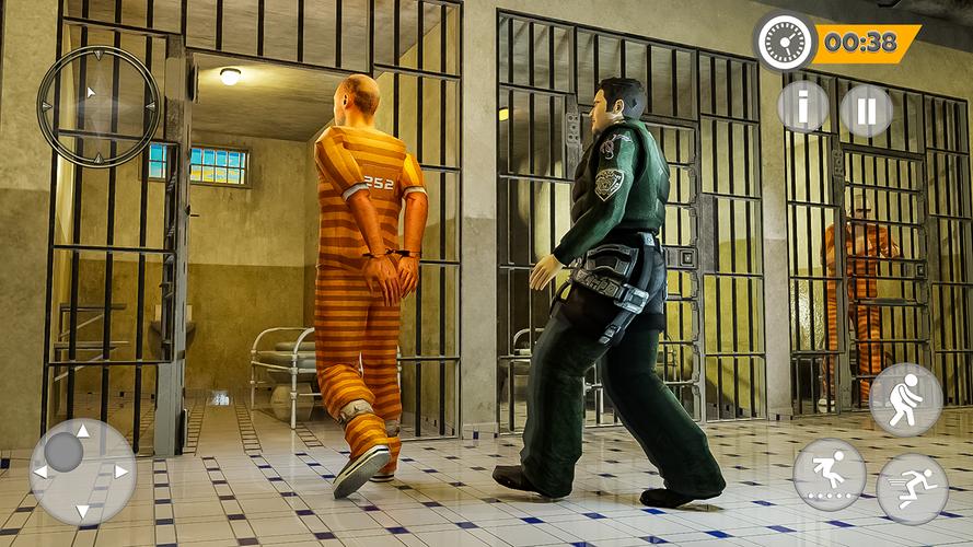 Police Vs Prisoner Escape jail स्क्रीनशॉट 1