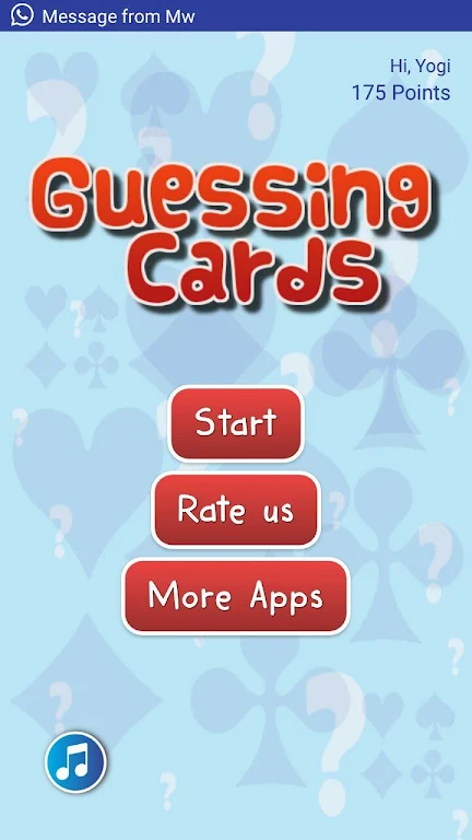 Guessing Card Screenshot 1