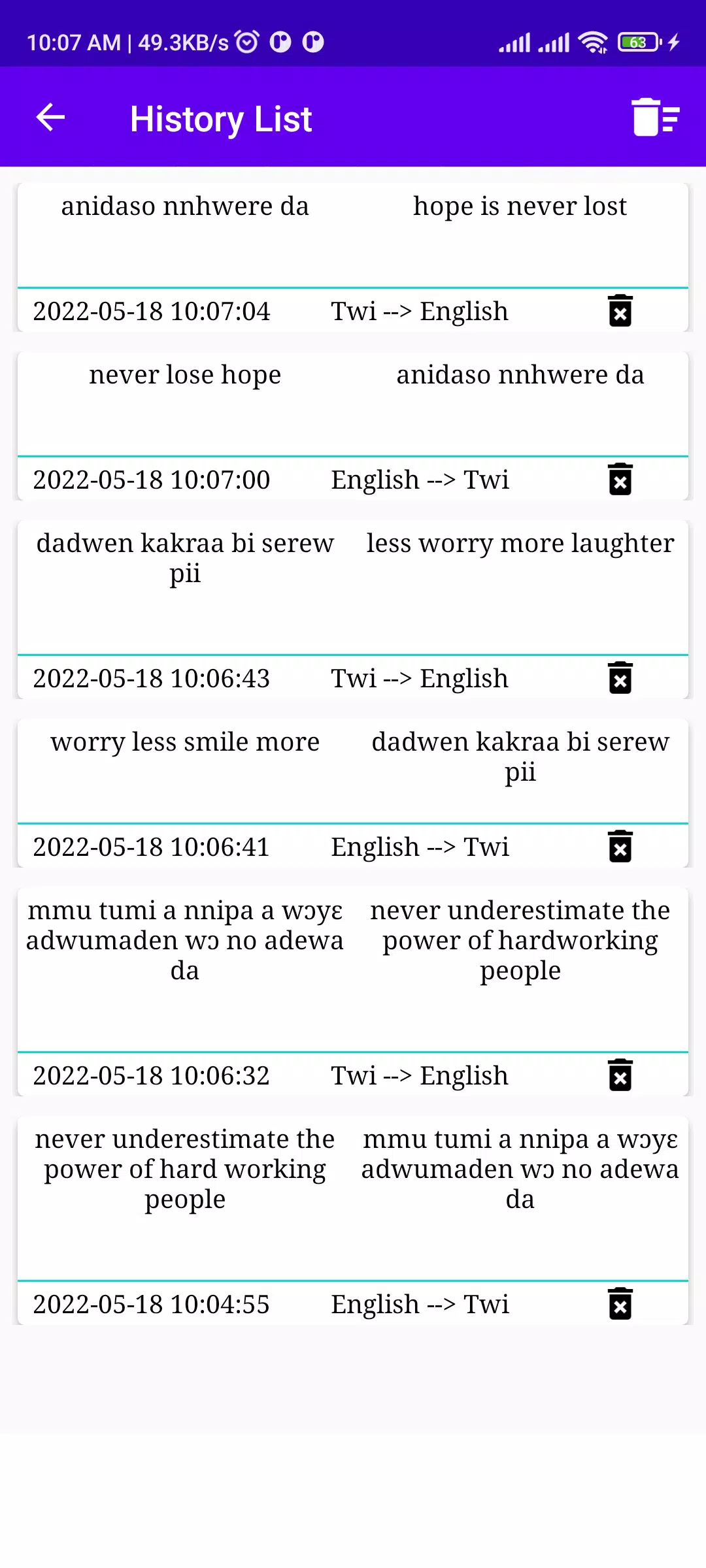 English To Twi Translator Tangkapan skrin 3