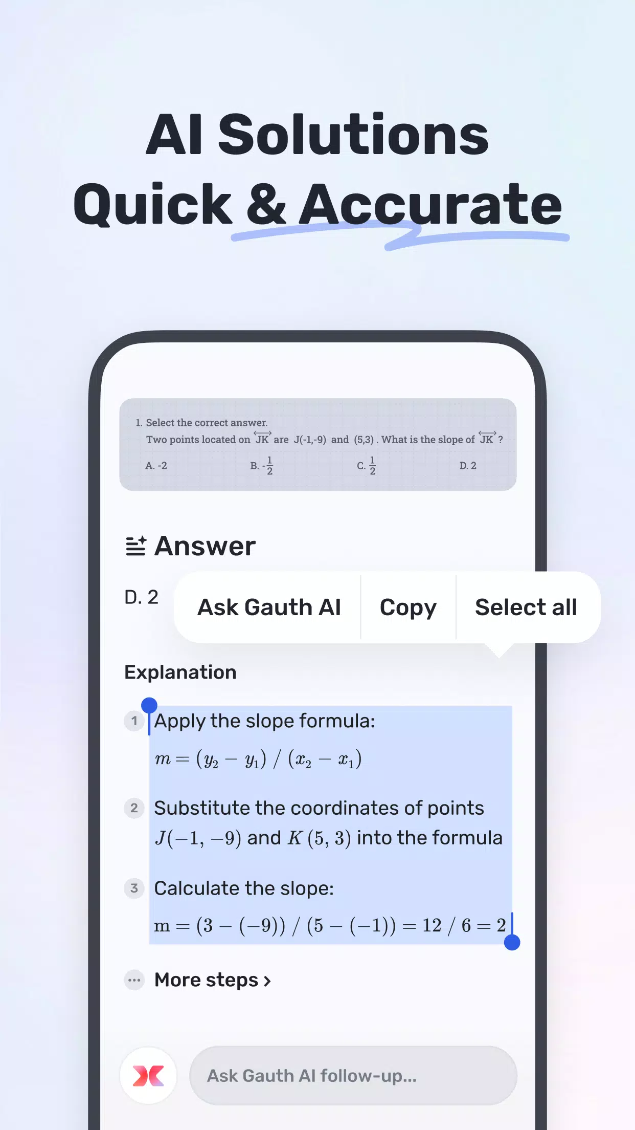 Gauth: AI Study Companion スクリーンショット 2