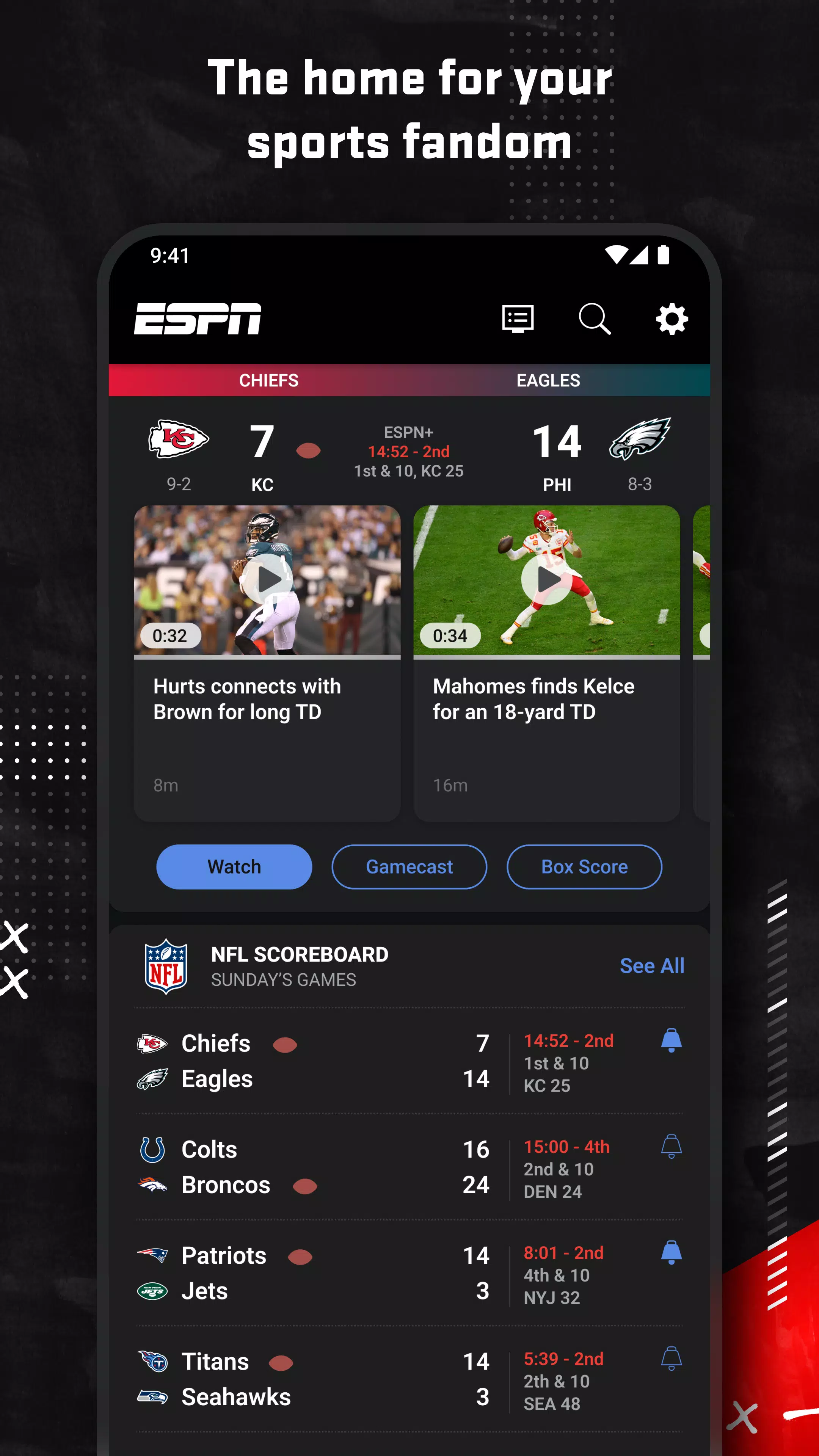 ESPN 스크린샷 1
