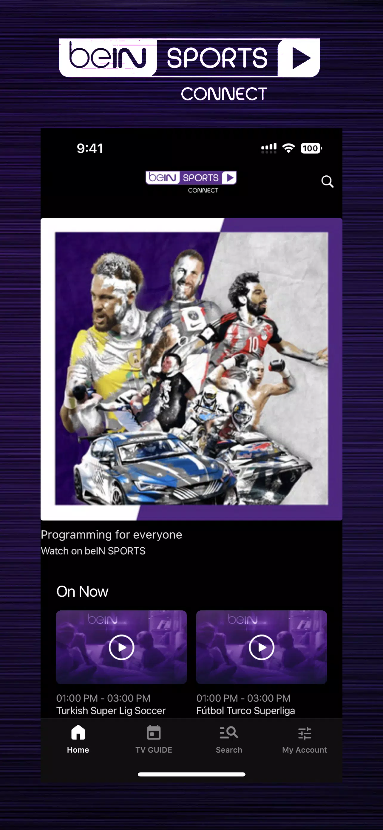 beIN SPORTS CONNECT應用截圖第1張