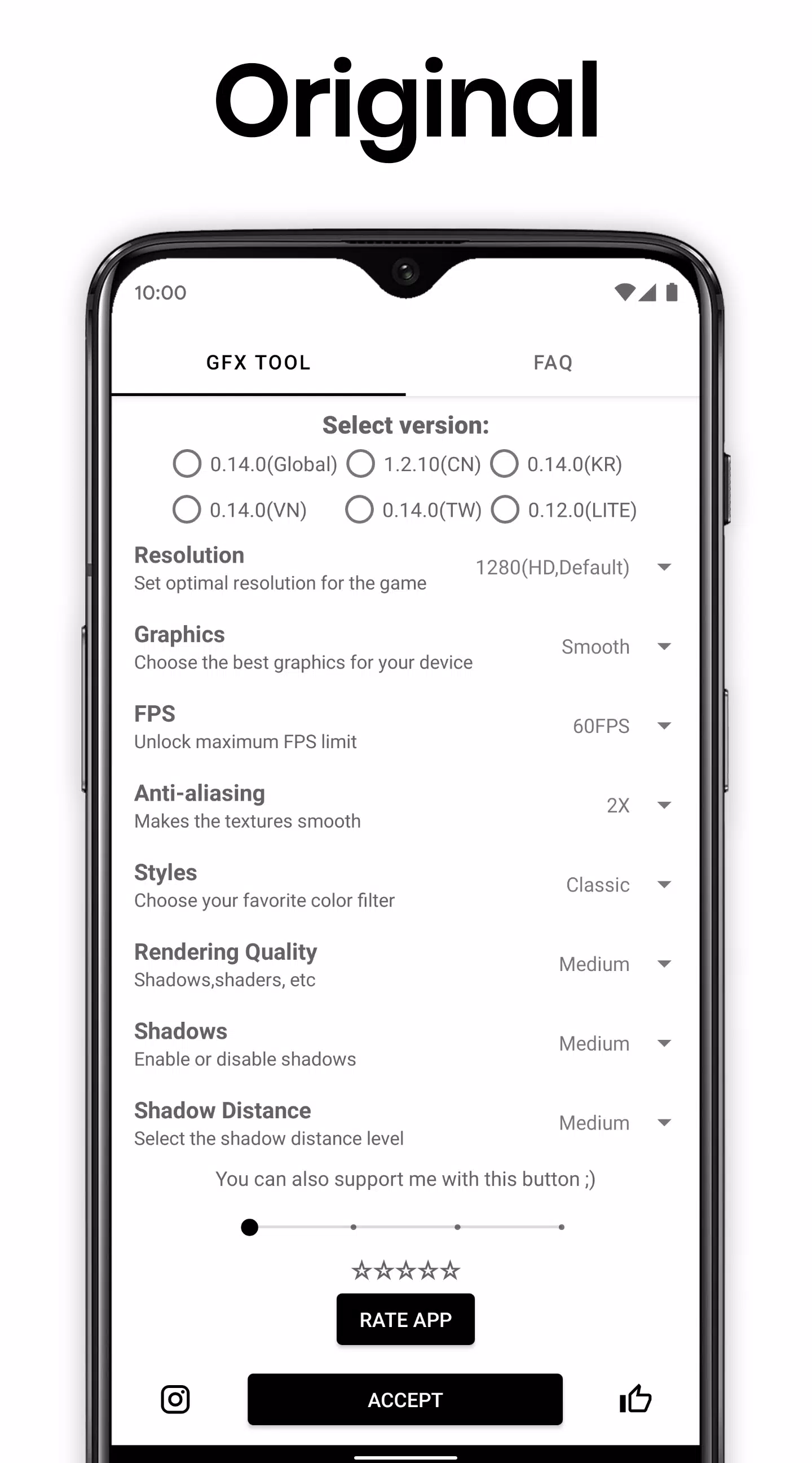 GFX Tool: Launcher & Optimizer スクリーンショット 1