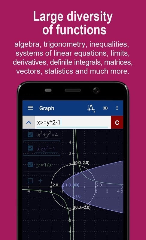 Graphing Calculator + Math PRO স্ক্রিনশট 1