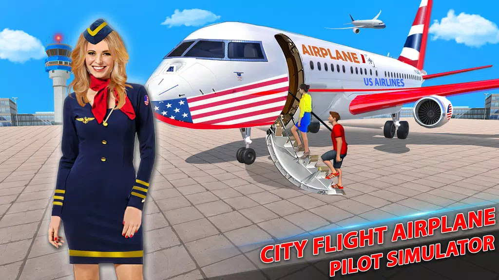 US Pilot Flight: Plane Games Schermafbeelding 2