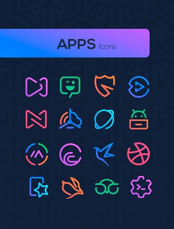 Linebit – Icon Pack Ảnh chụp màn hình 2