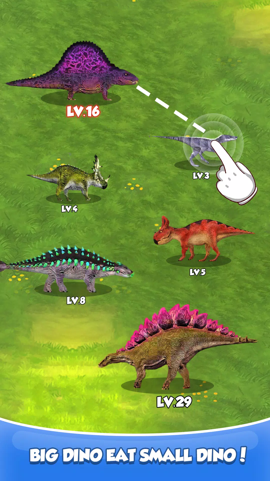 Merge Dino: Survival Monster Ảnh chụp màn hình 2