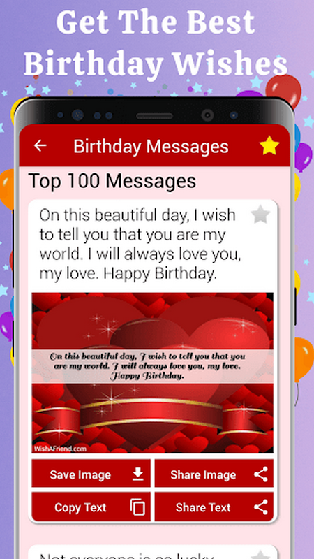 Birthday Cards & Messages Wish应用截图第2张