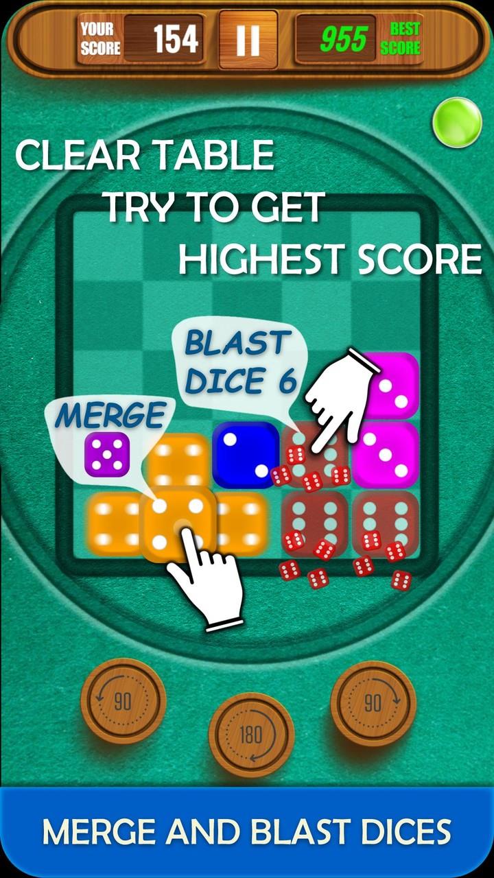 Dice Merge And Blast Puzzle স্ক্রিনশট 3