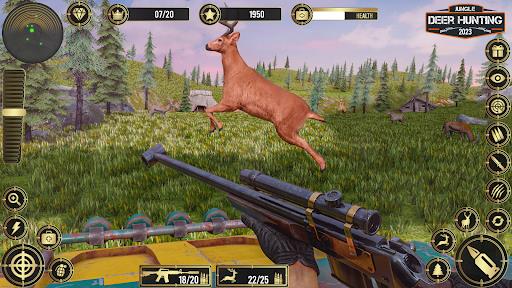 Jungle Deer Hunting Games 3D 스크린샷 1