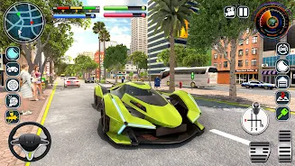 Lamborghini Game Car Simulator Tangkapan skrin 3