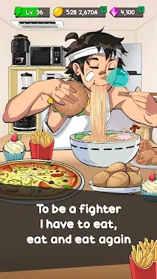 Food Fighter Clicker Games 스크린샷 1