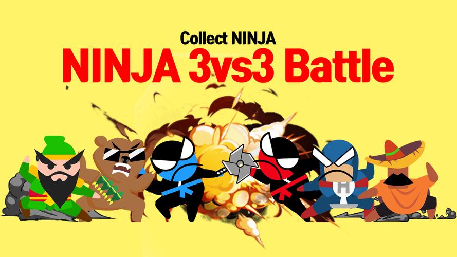 Springen Ninja Battle 2Spieler Screenshot 3
