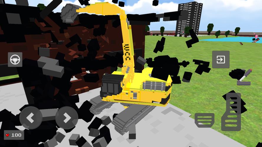 Nextbots in Playground: Pixel Captura de tela 1
