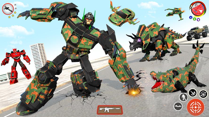 Rhino Robot Car Transformation 스크린샷 1