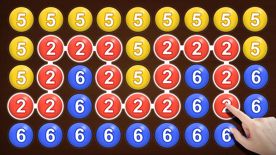 Merge bubble - Number game 스크린샷 2