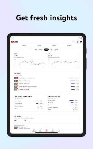 YouTube Studio Captura de pantalla 2