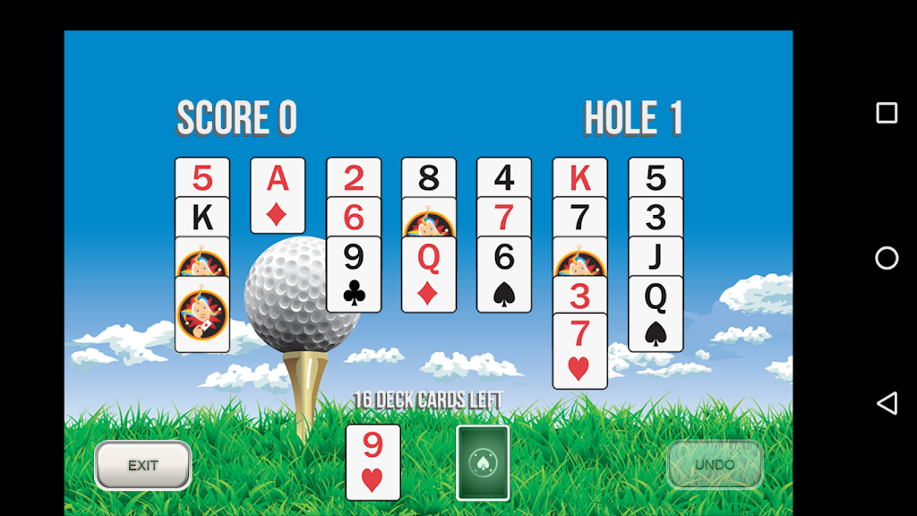 Schermata Golf Solitaire 18 1