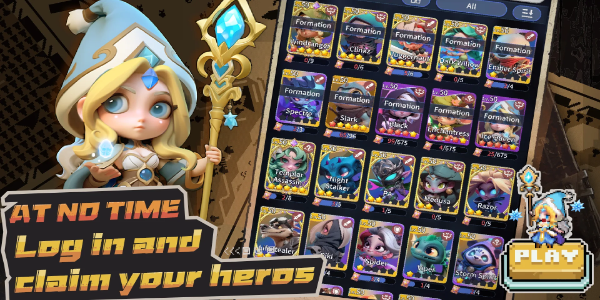 Pixel Idle Saga Captura de pantalla 3