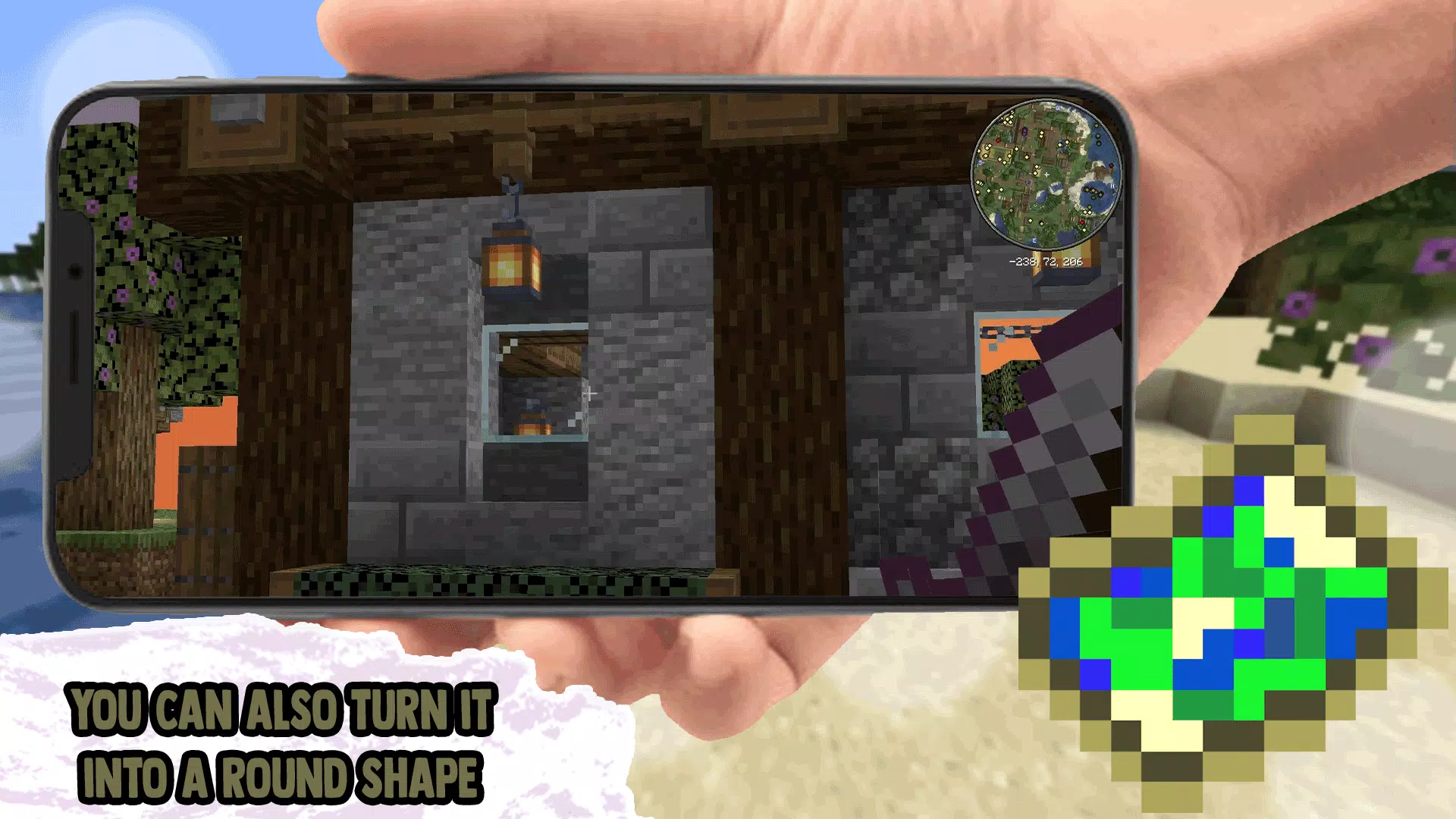 Minimap Mod Addons for MCPE Schermafbeelding 2