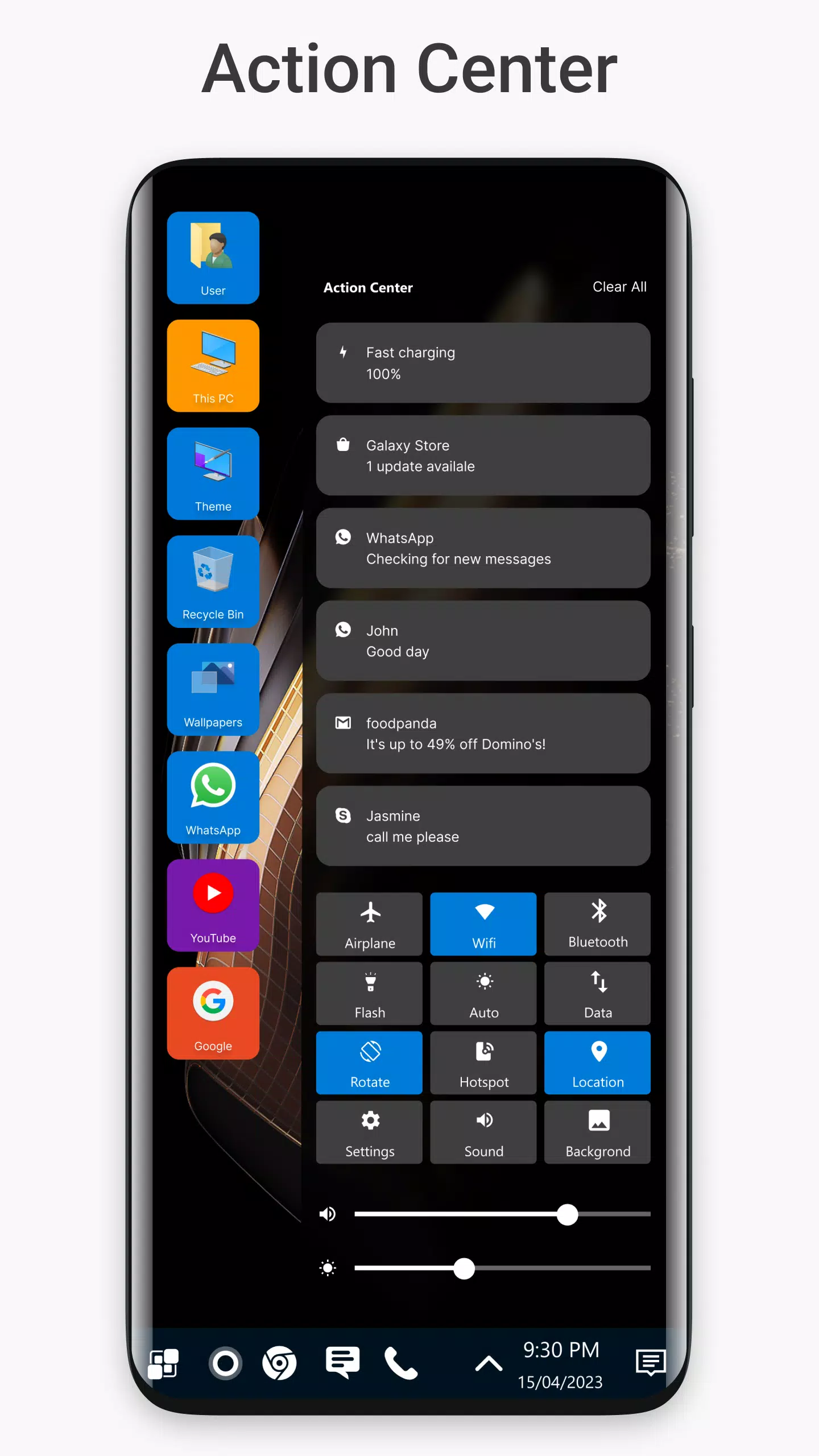 Schermata Win 11 Launcher 3