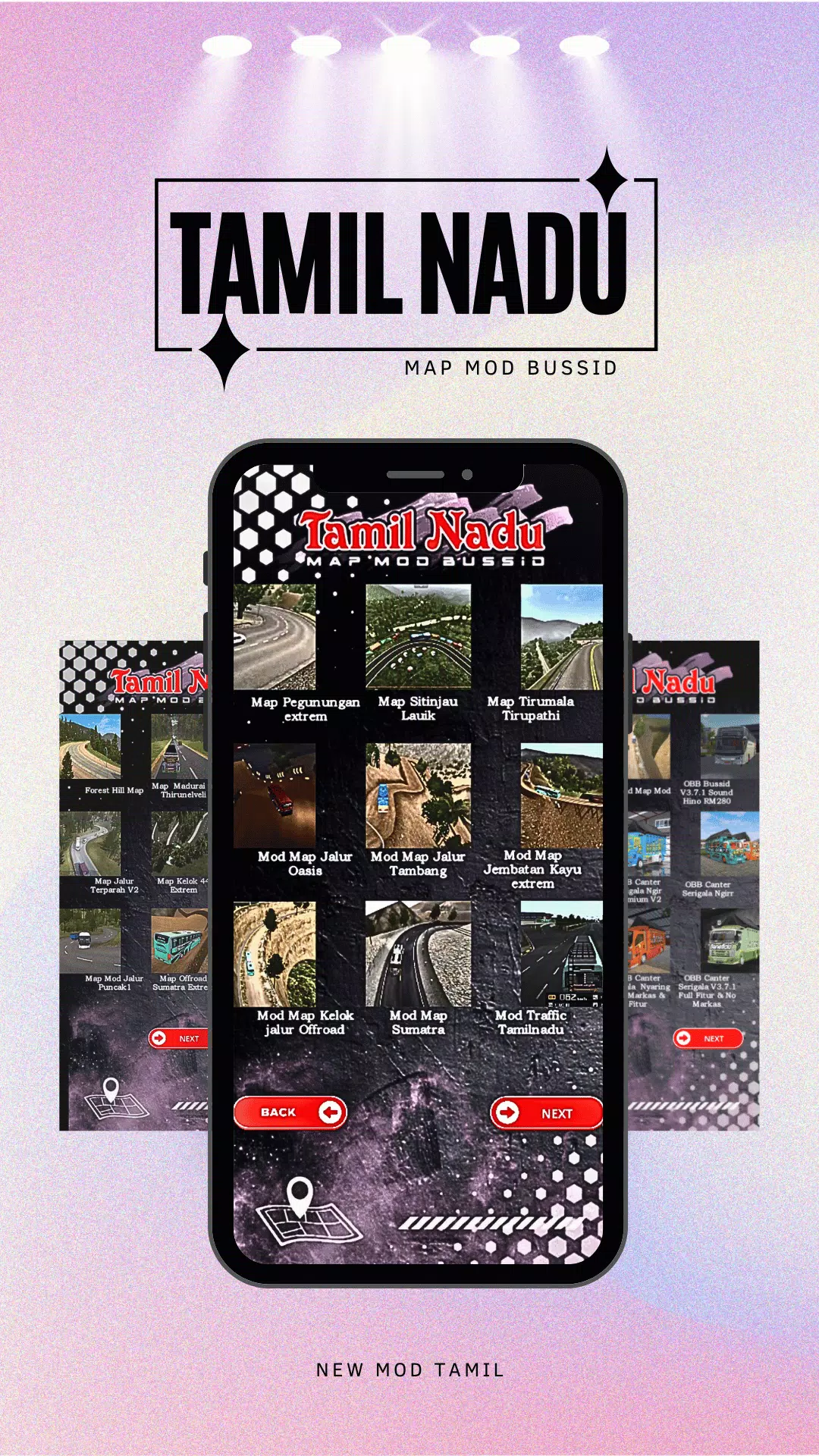Tamil nadu map mod bussid স্ক্রিনশট 3