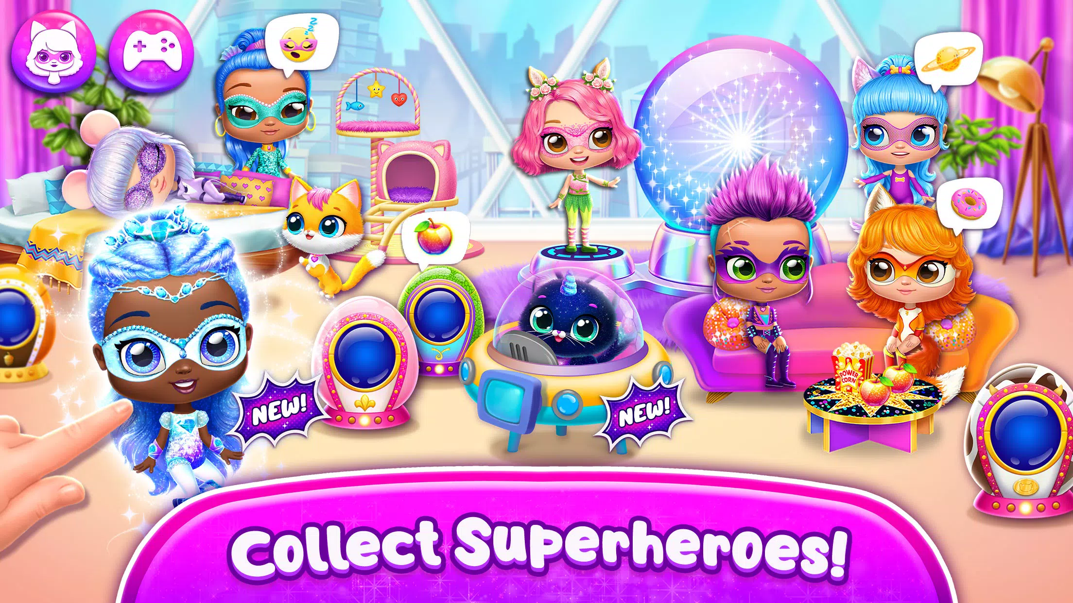 Power Girls - Fantastic Heroes Screenshot 1