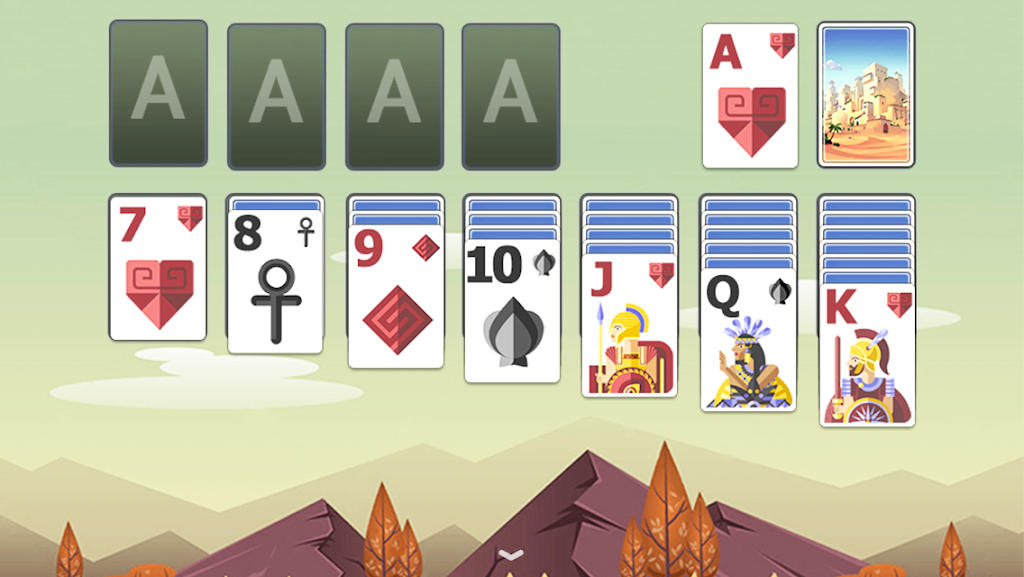 Solitaire Ancient Fable Theme Captura de tela 3