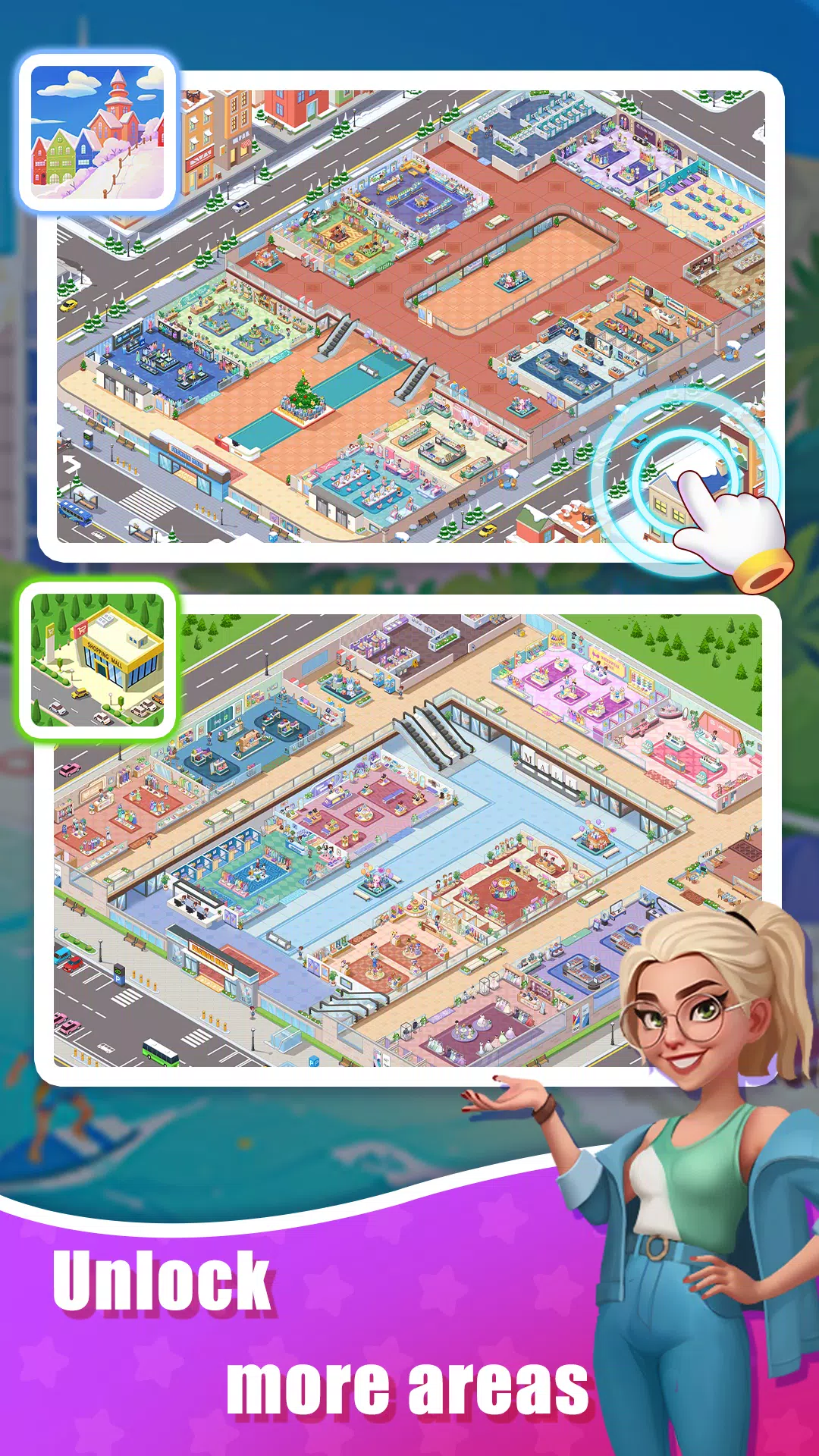 Idle Shopping Mall - Tycoon Screenshot 2