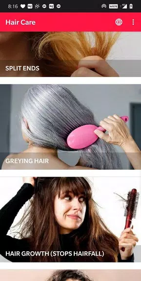 Hair Care - Dandruff, Hair Fal Zrzut ekranu 2