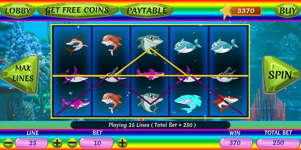 Shark Slots ภาพหน้าจอ 3