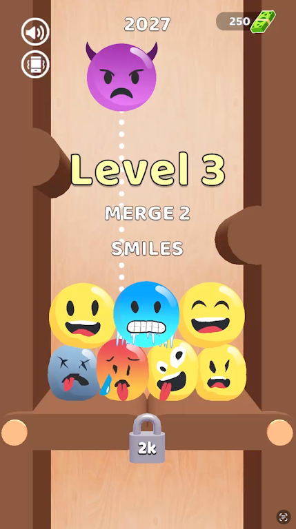 Emoji Blitz: Merge Puzzle Game Tangkapan skrin 1