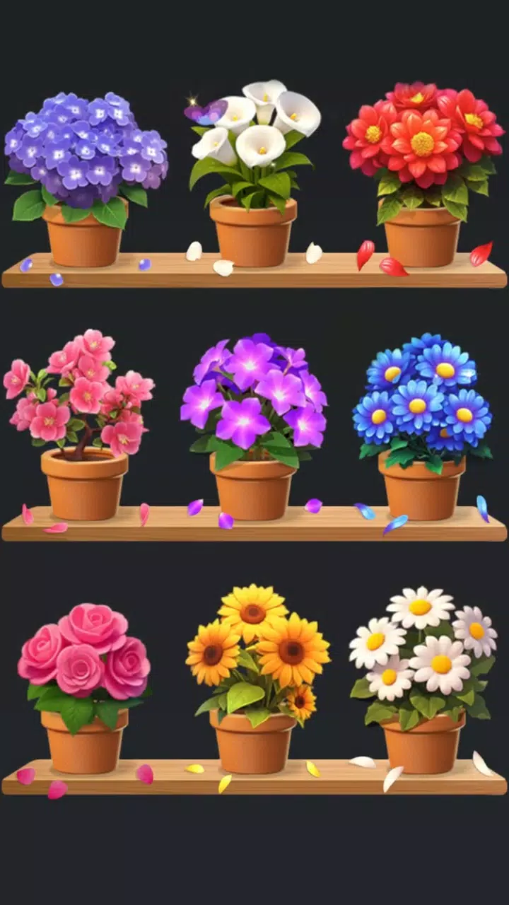 Floral Sort 3D ภาพหน้าจอ 2