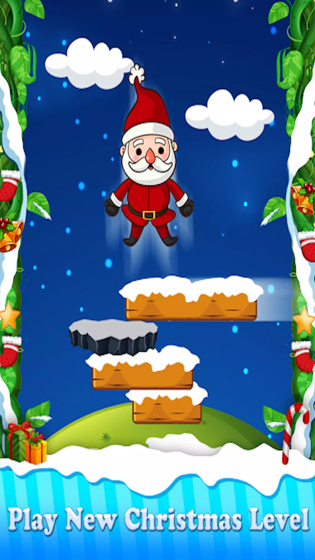 Christmas Game Santa Jump 2024 ဖန်သားပြင်ဓာတ်ပုံ 2