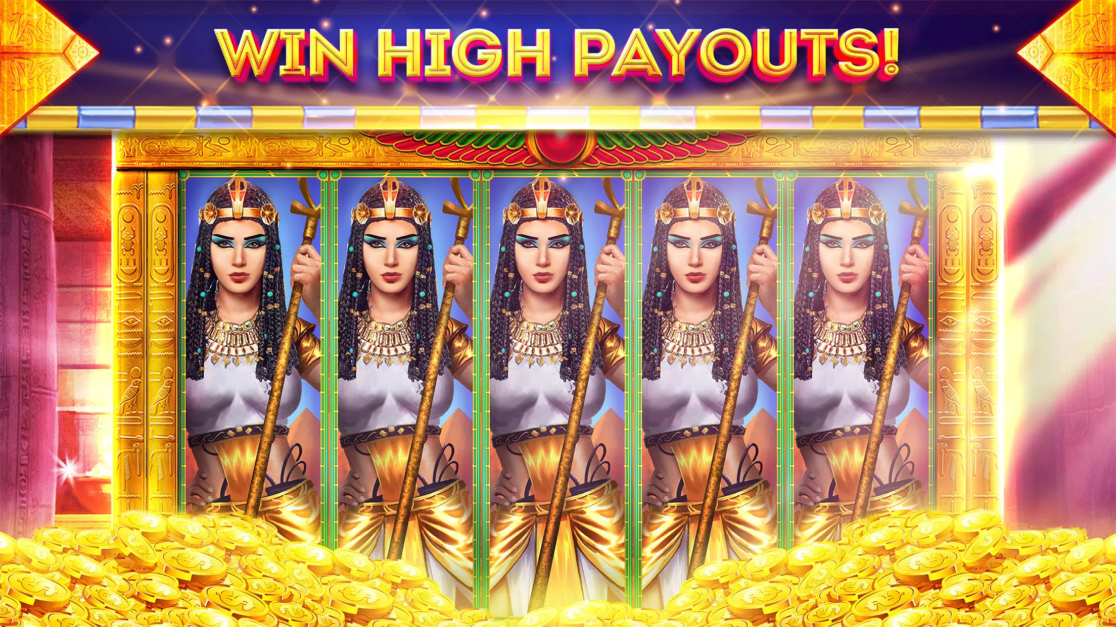 Pharaohs of Egypt Slots Casino Capture d'écran 3