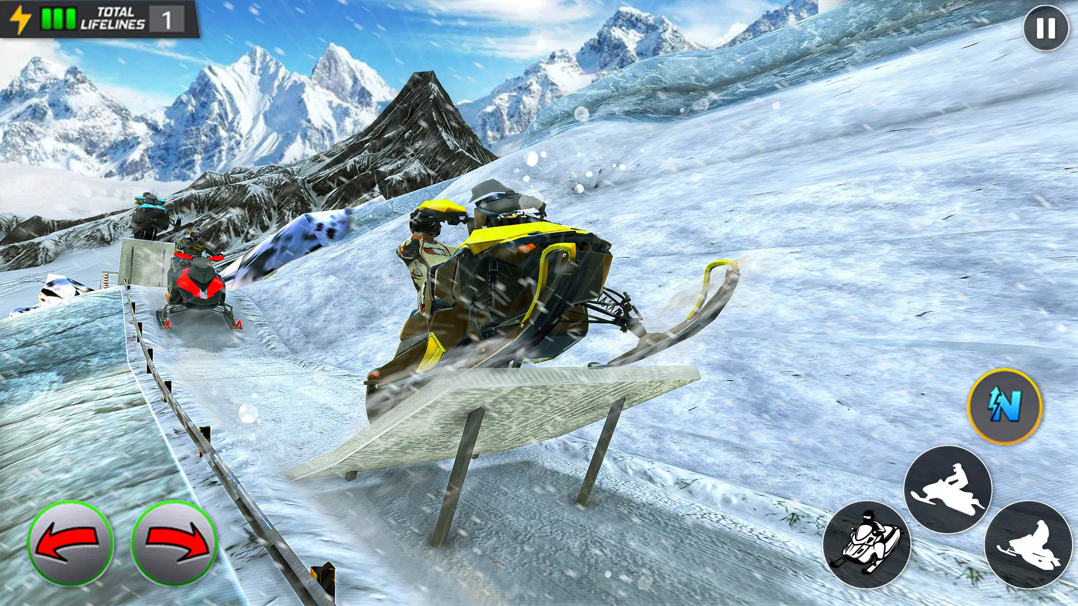 Crazy Skills Snowcross Games ภาพหน้าจอ 2