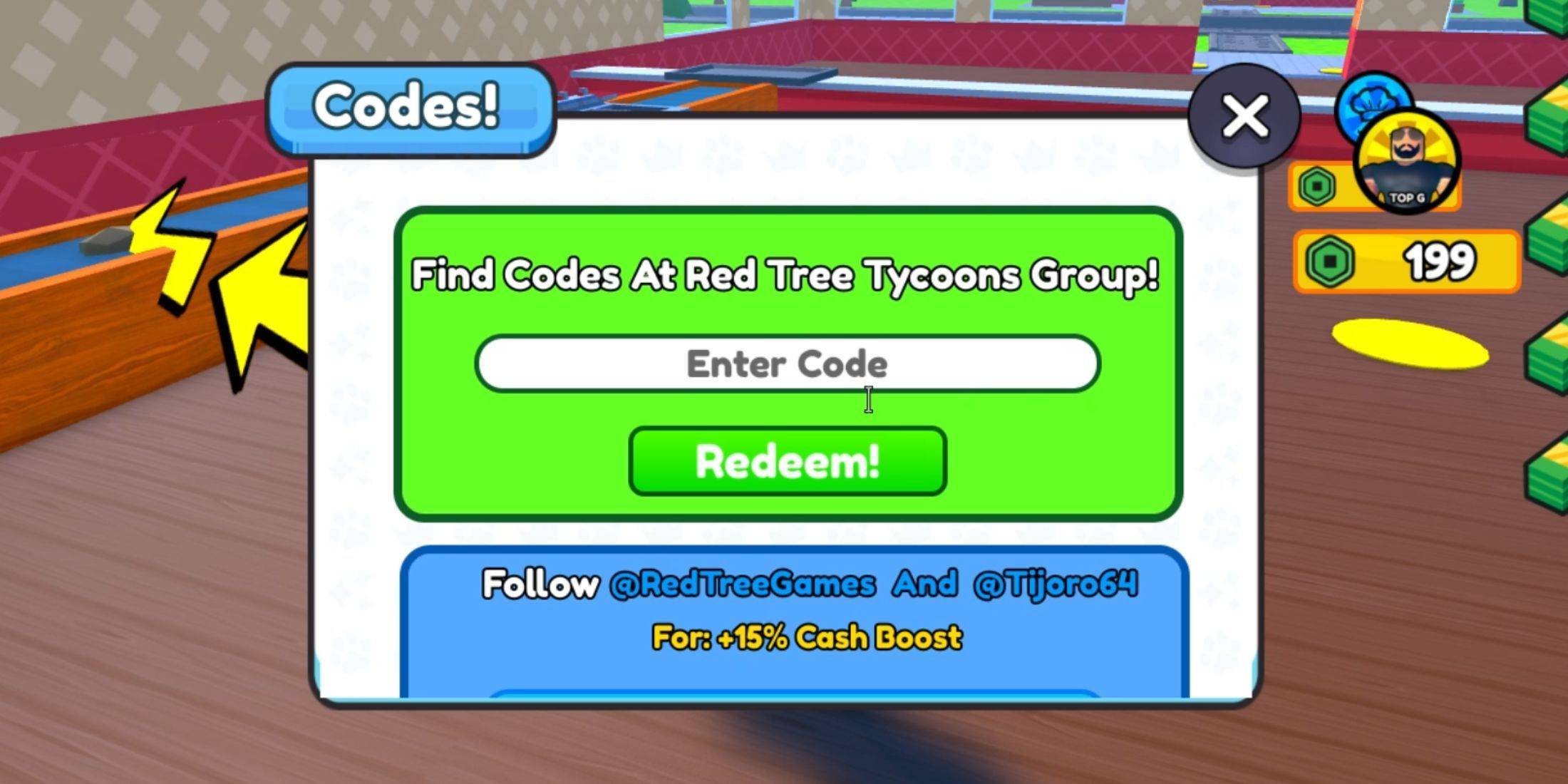 Redeeming Codes