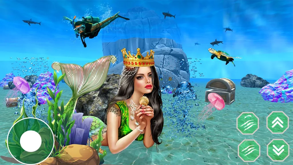 Mermaid Princess simulator 3D स्क्रीनशॉट 2