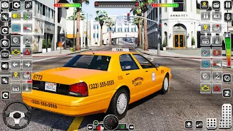 Taxi Simulator 3D-US Taxi Game स्क्रीनशॉट 4