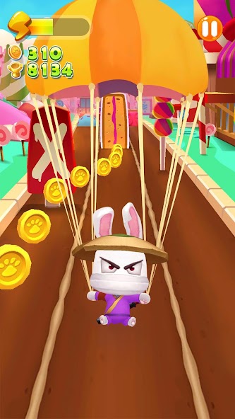 Run Talking Ninja Run! Mod Ảnh chụp màn hình 3