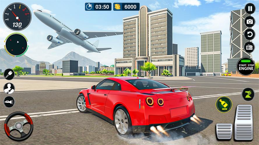 Flying Car Simulator: Car Game Schermafbeelding 2