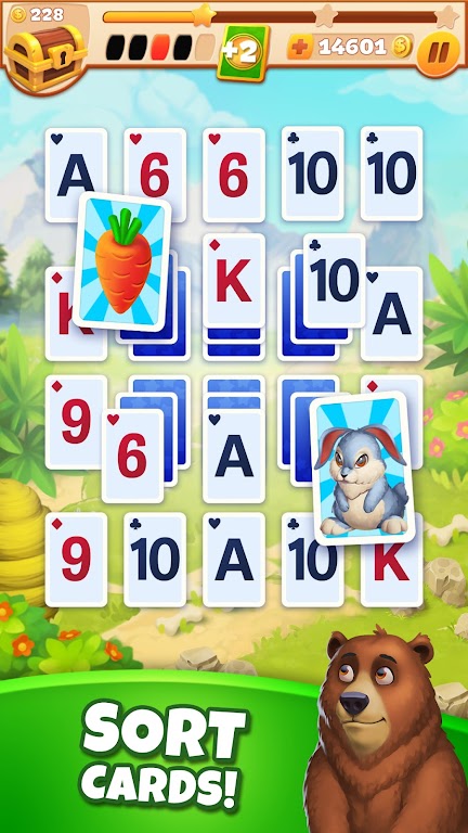 Solitaire Tarot: Fun Card Patience & Travelling スクリーンショット 2