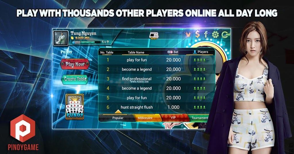 pusoy game, pinoy pusoy game应用截图第2张