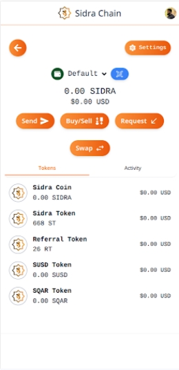 Sidra Chain स्क्रीनशॉट 2