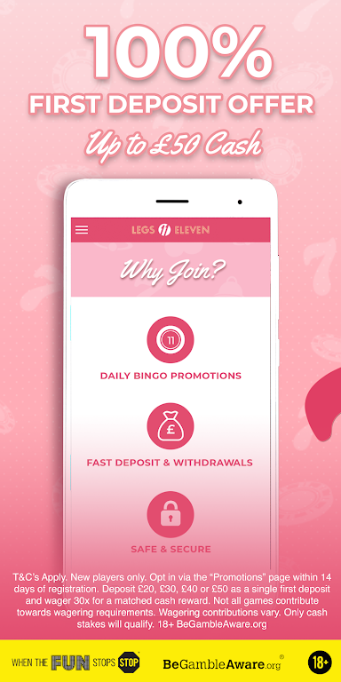 Legs 11 | Bingo, Slot & Casino Games Captura de pantalla 4