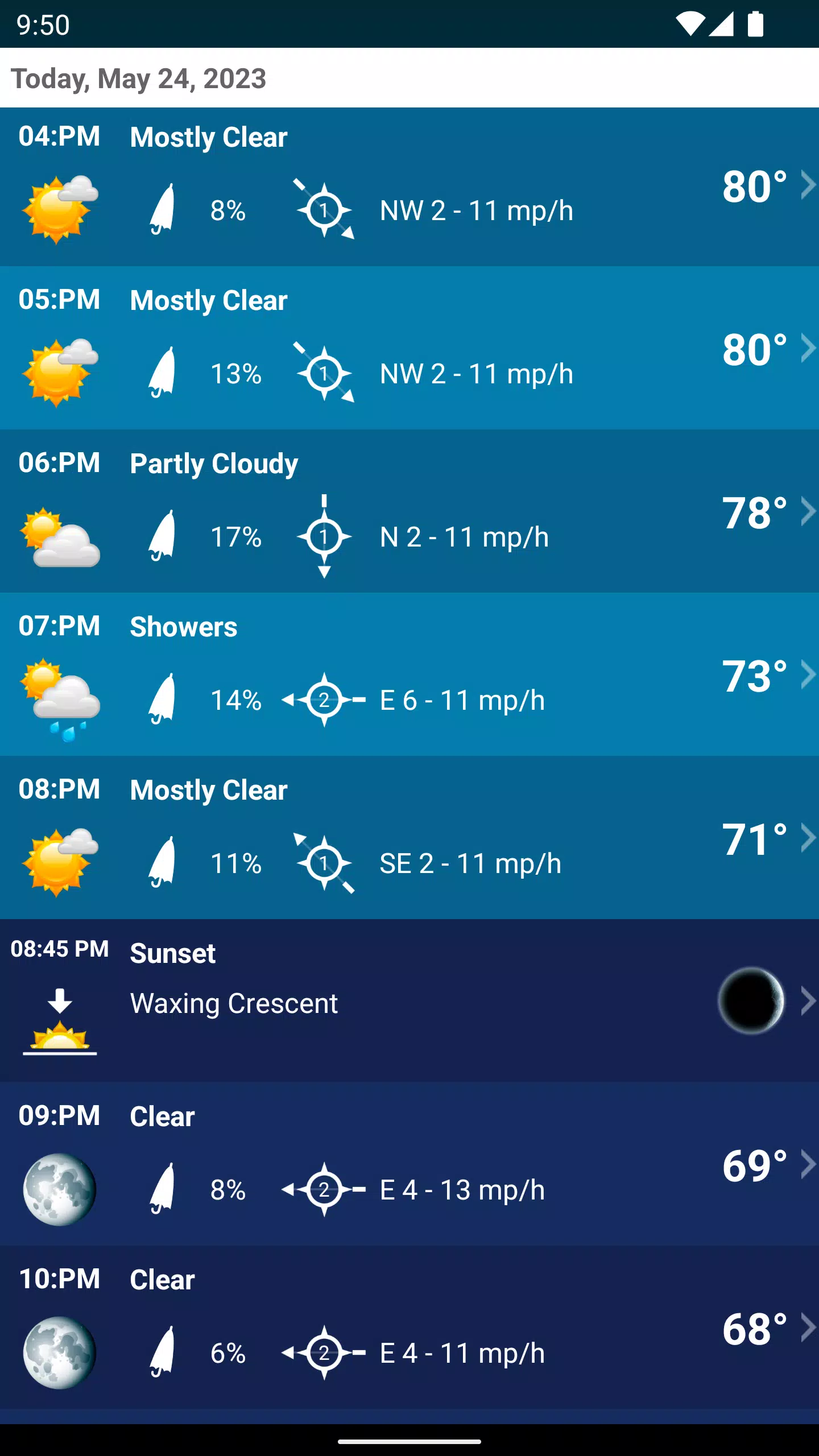 Weather XL PRO Schermafbeelding 4