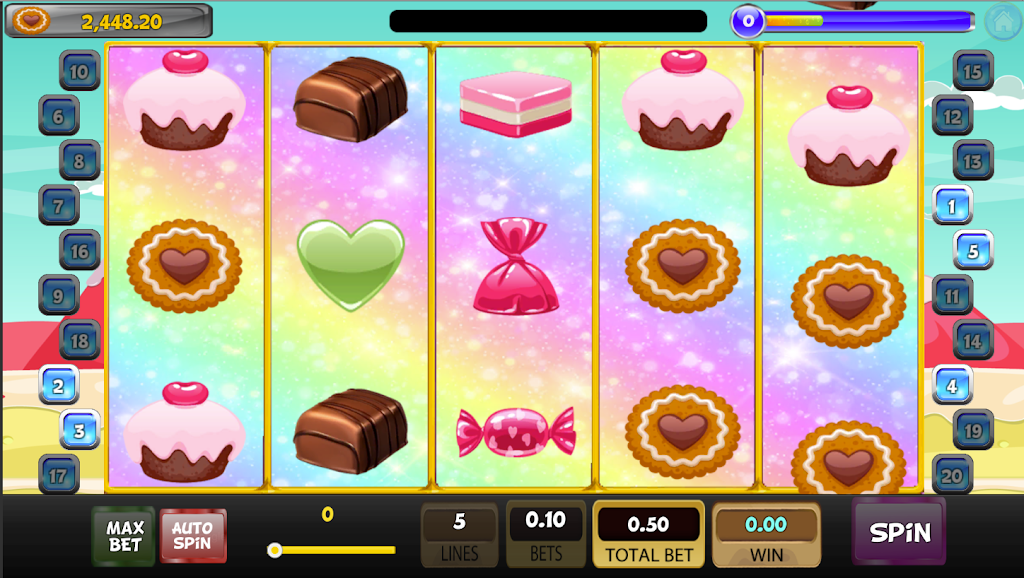 Schermata Candy Sweet Slot machine 4