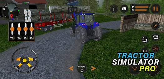 Farm Simulator: Wood Transport ဖန်သားပြင်ဓာတ်ပုံ 1