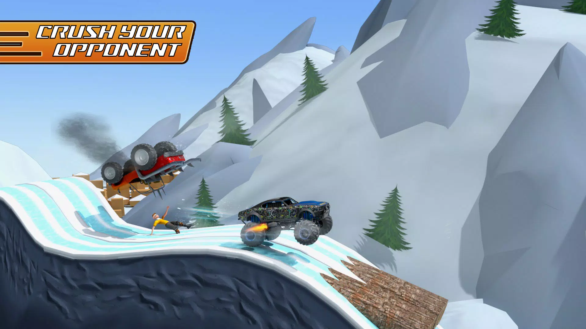 Uphill Racing - Hill Jump Game Скриншот 2